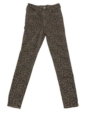 American Eagle Leopard Print Super Hi-Rise Jegging Sz 4 Ne(X)t Level Stretch